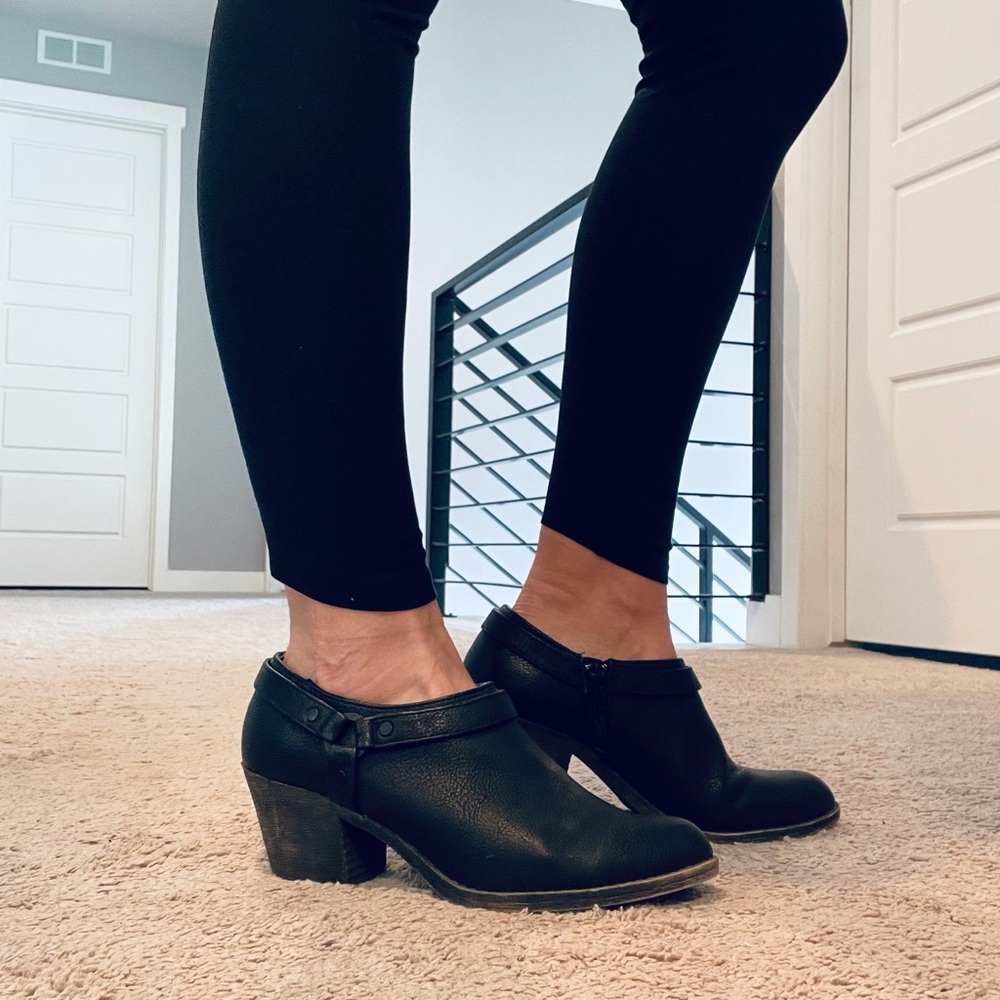 Rocket dog black moto bootie